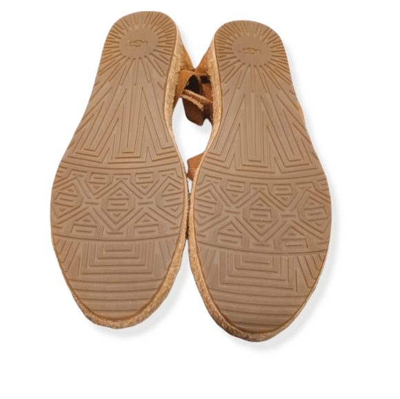 Ugg Mila Seude Strappy Flat Espadrille - Picture 2 of 9